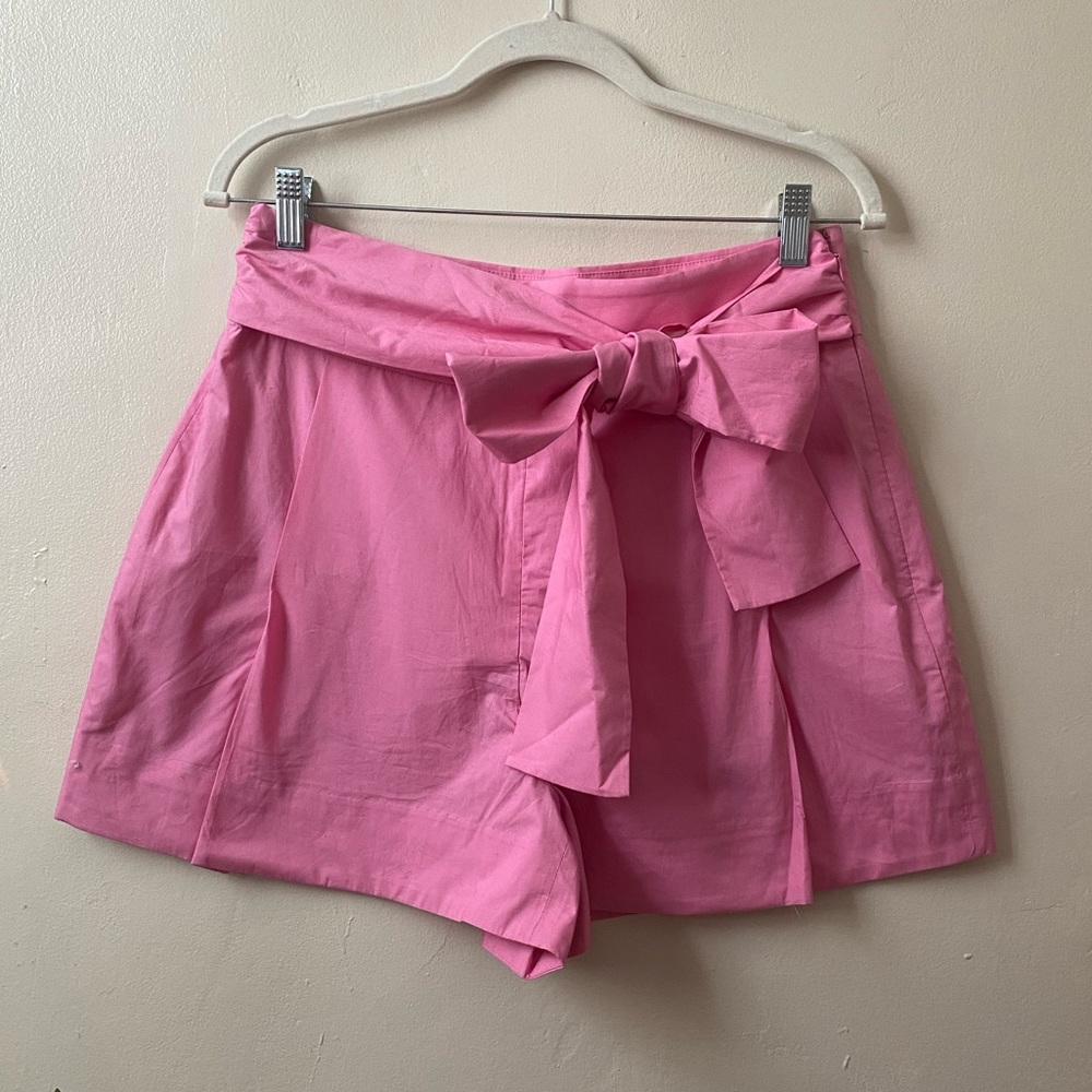 NWT j.crew pink poplin cotton shorts